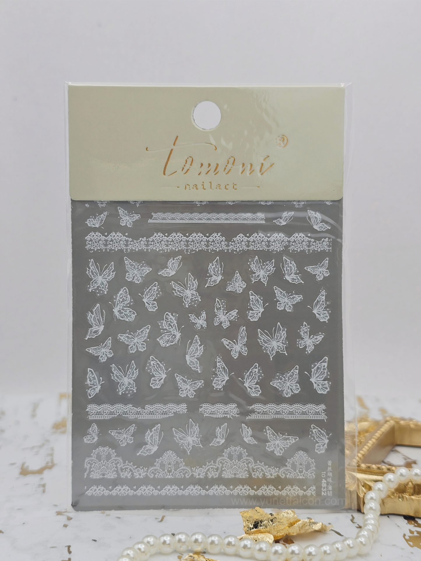 Tomoni Stickers Nail Butterfly