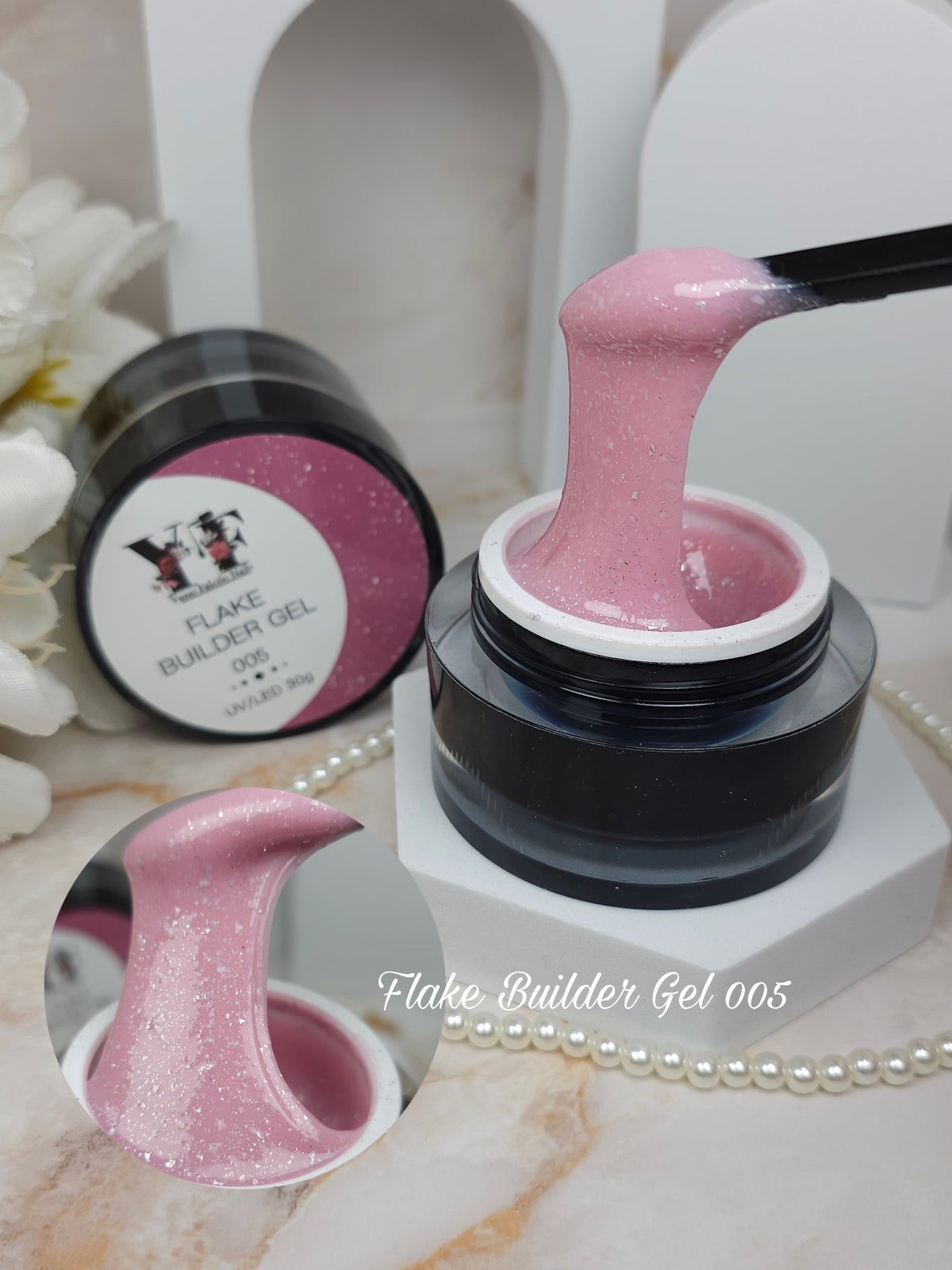 Flake Builder Gel Nails