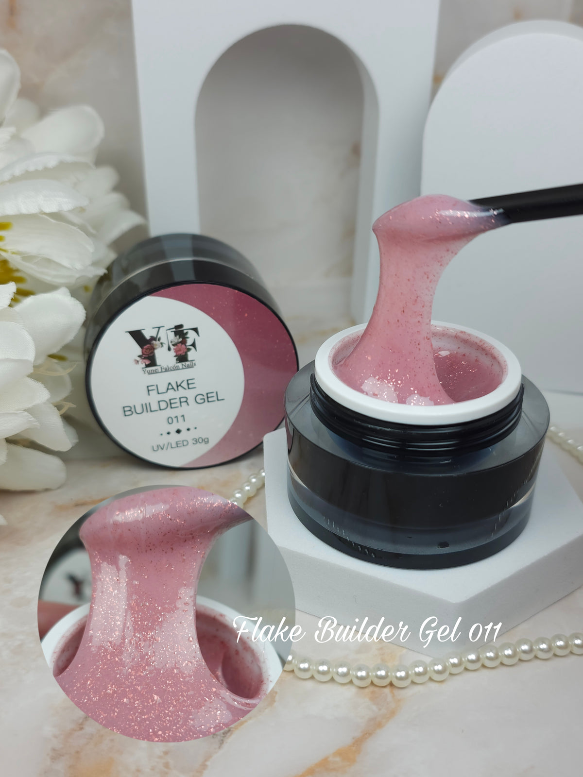 Flake Builder Gel Nails