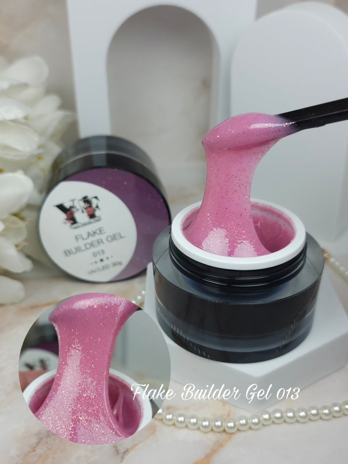Flake Builder Gel Nails