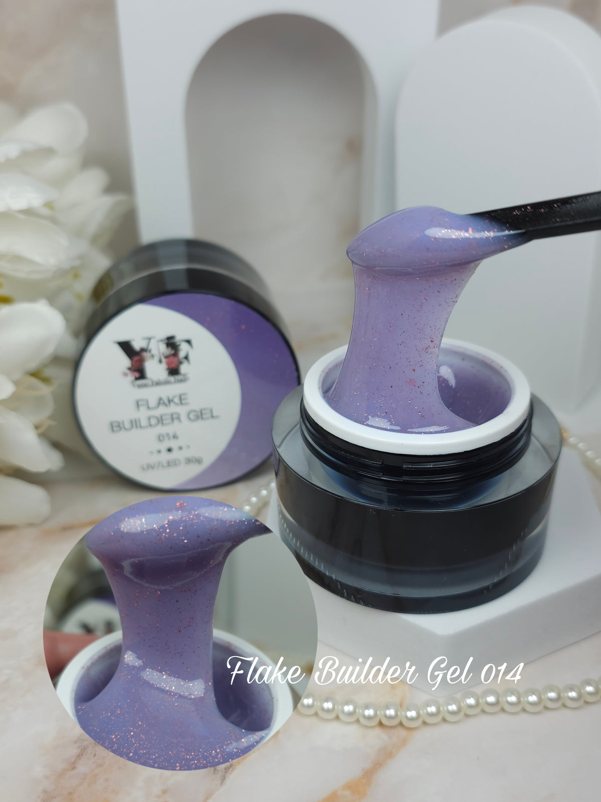 Flake Builder Gel Nails