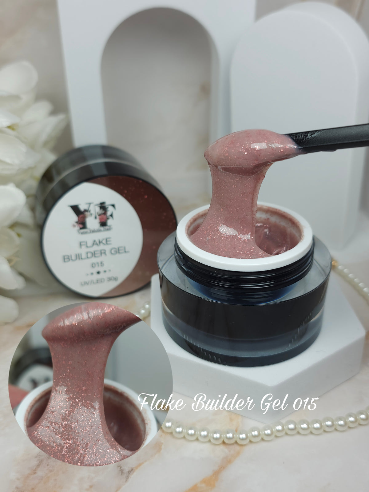 Flake Builder Gel Nails