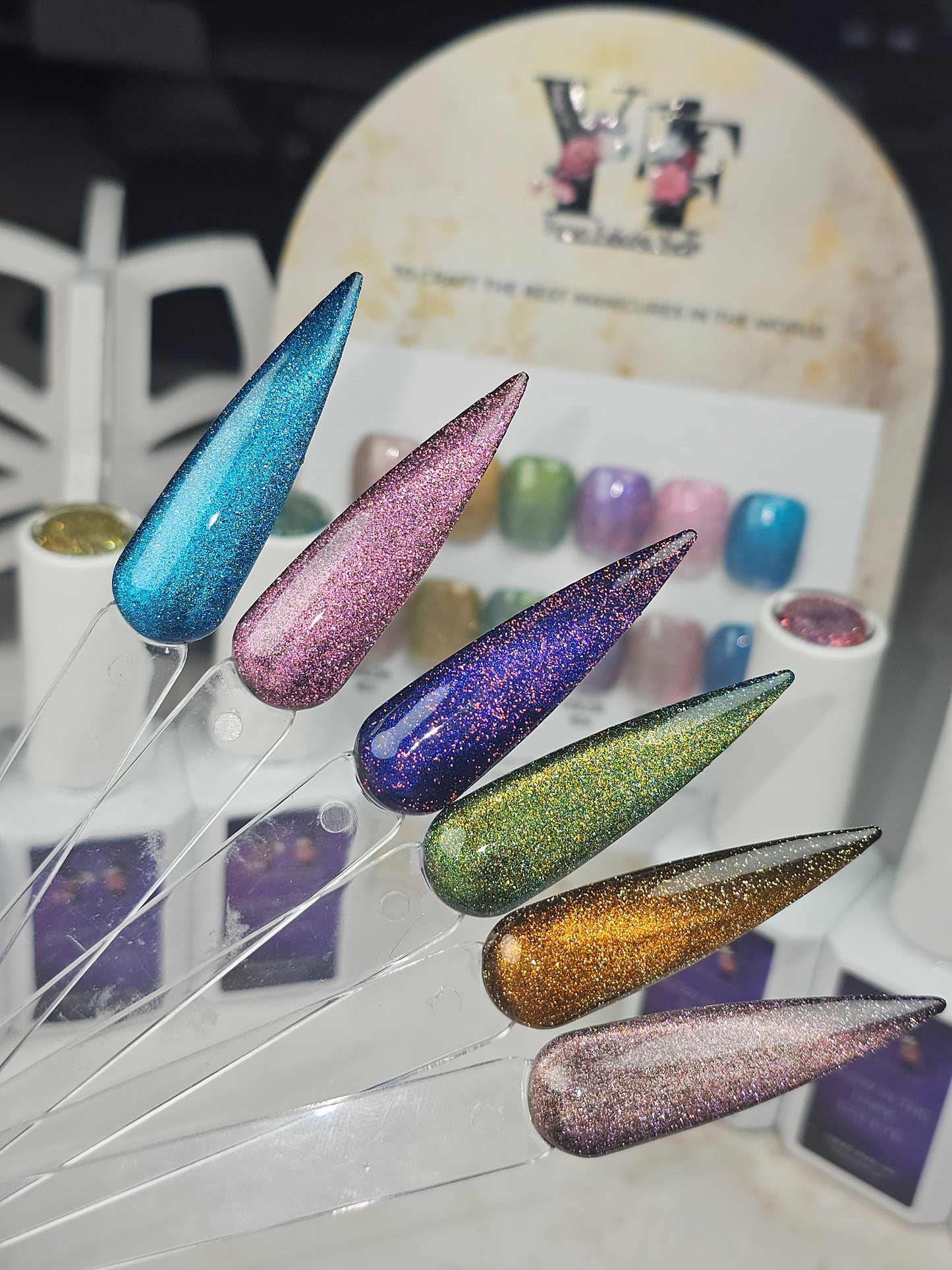 Glow in the Dark Cat Eye Gel Polish Series / | 3 Effects in 1