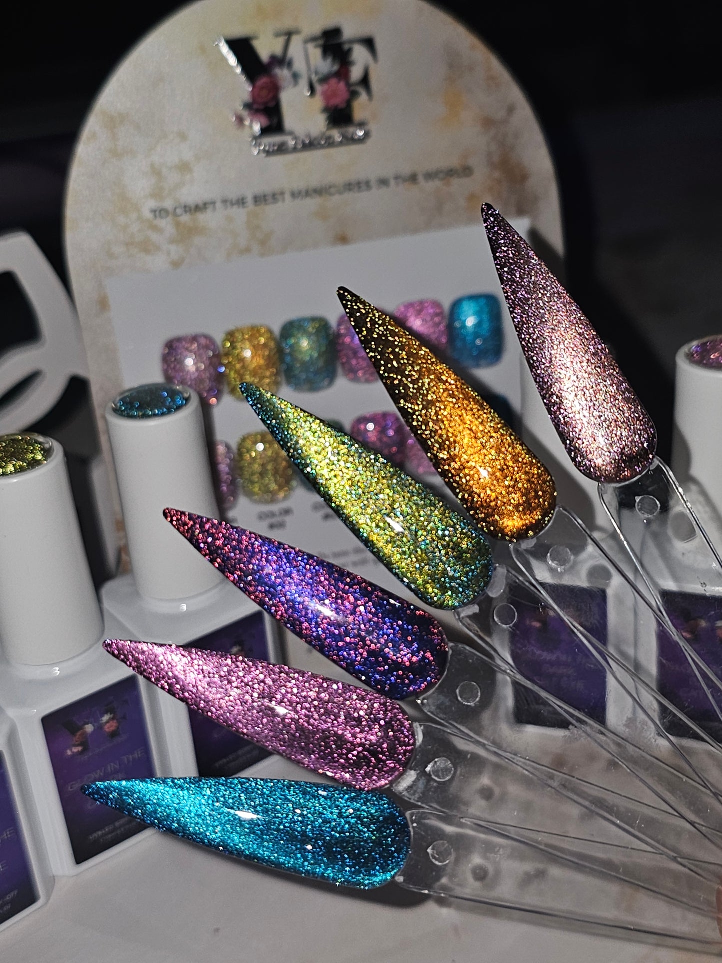 Glow in the Dark Cat Eye Gel Polish Series / | 3 Effects in 1