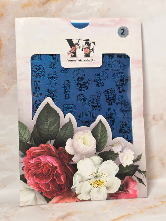 Stamping Plate 02 - El Fondo del mar
