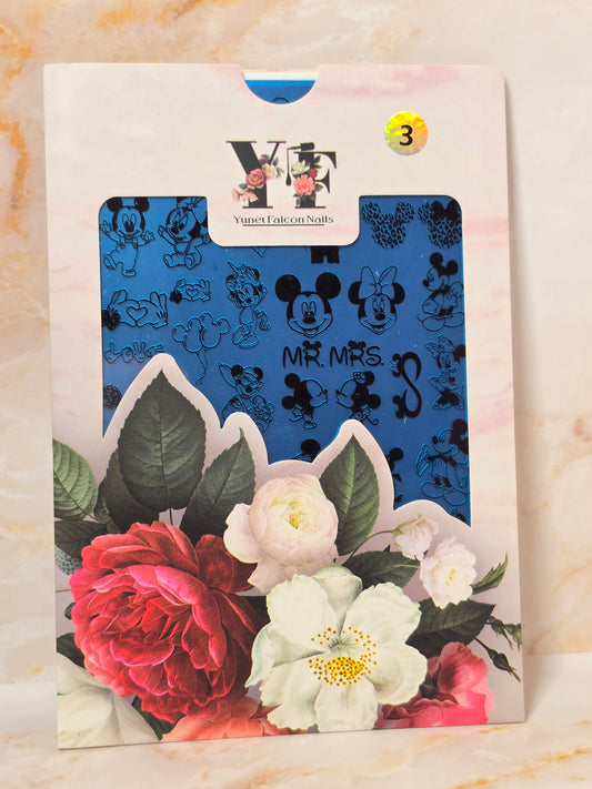 Stamping Plate 03 - Mouse Love