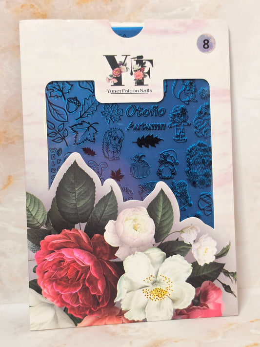 Stamping Plate 08 - Autumn