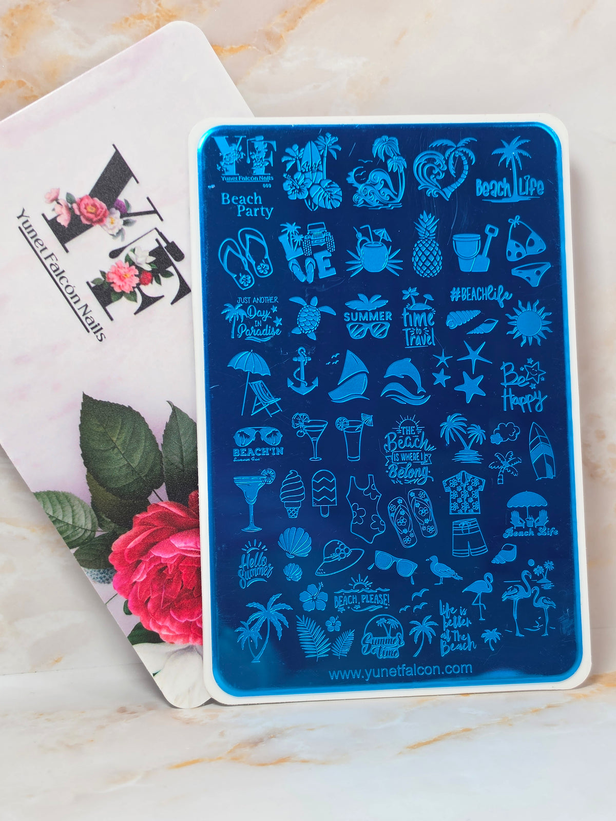 Stamping Plate 09 - Beach Party