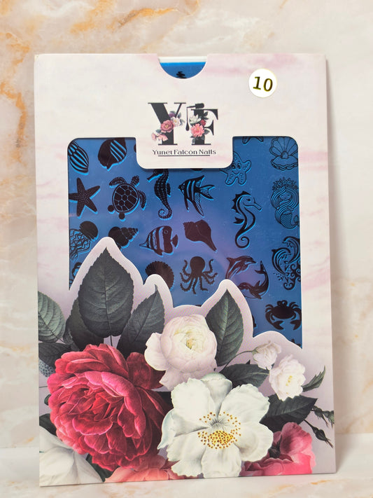 Stamping Plate 10 - Del Mar