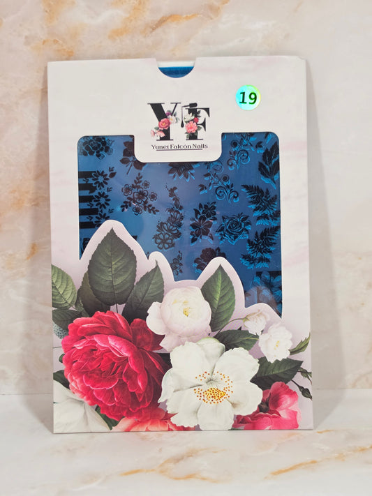 Stamping Plate 19 - Floristic