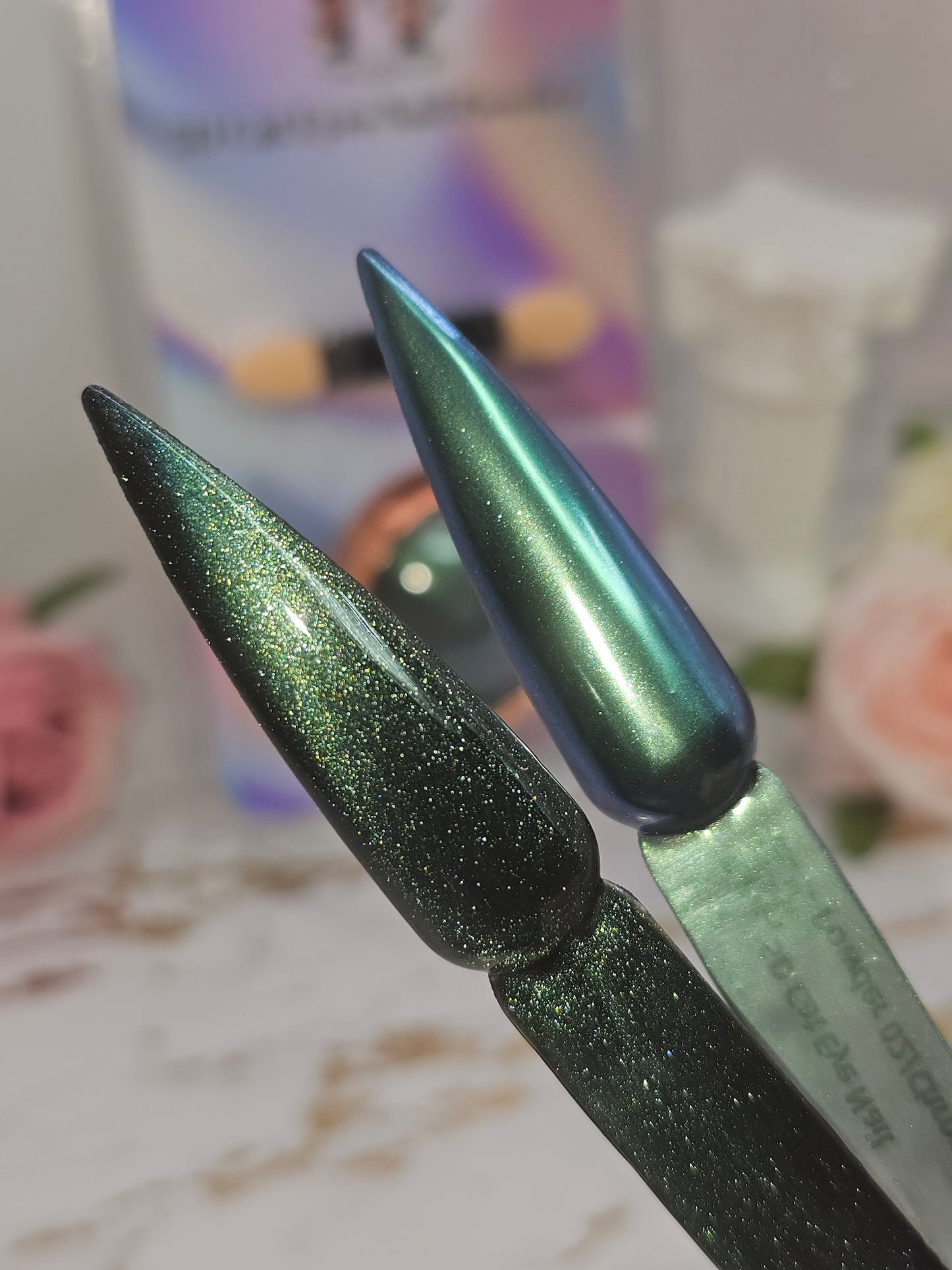 5D Cat Eye Nail Powder + Chrome 02