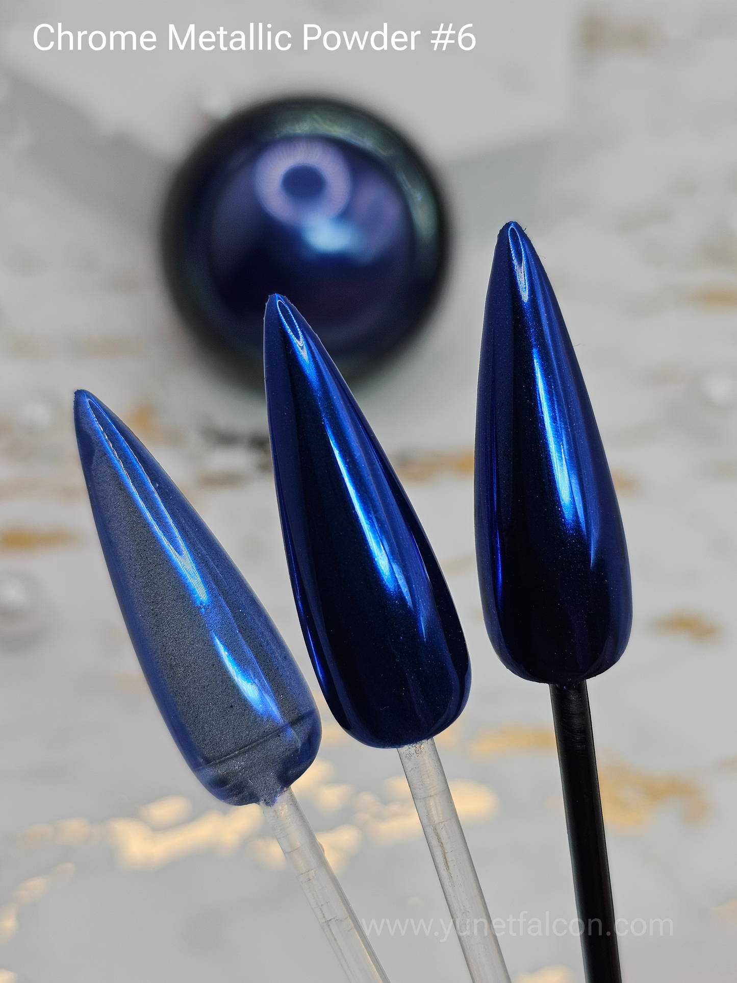 Chrome Metallic Powder Blue #6