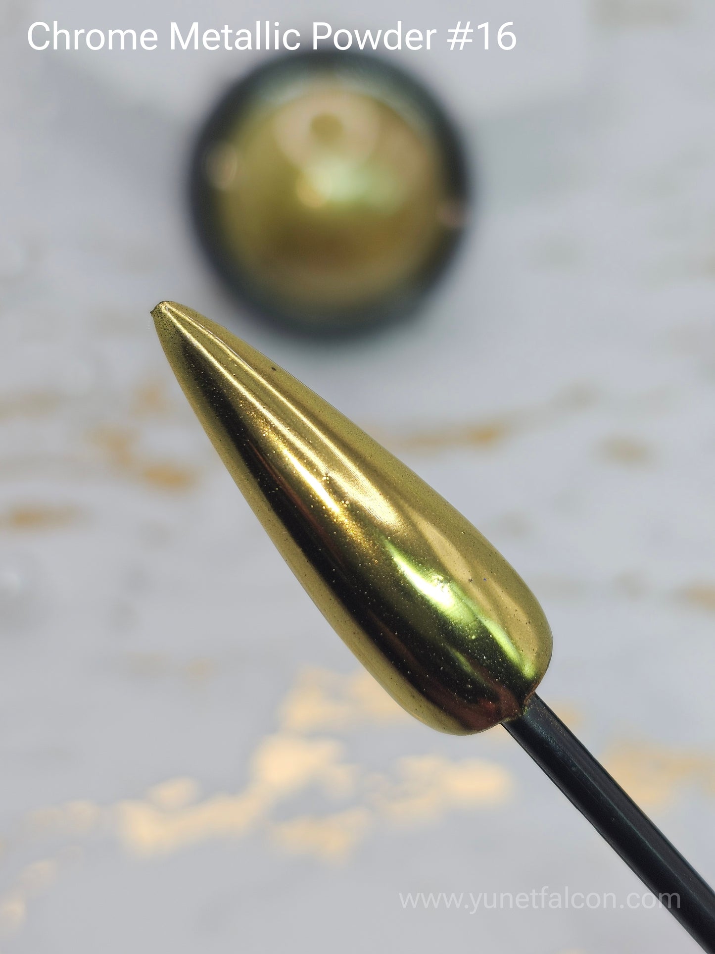 Chrome Metallic Powder Gold #16
