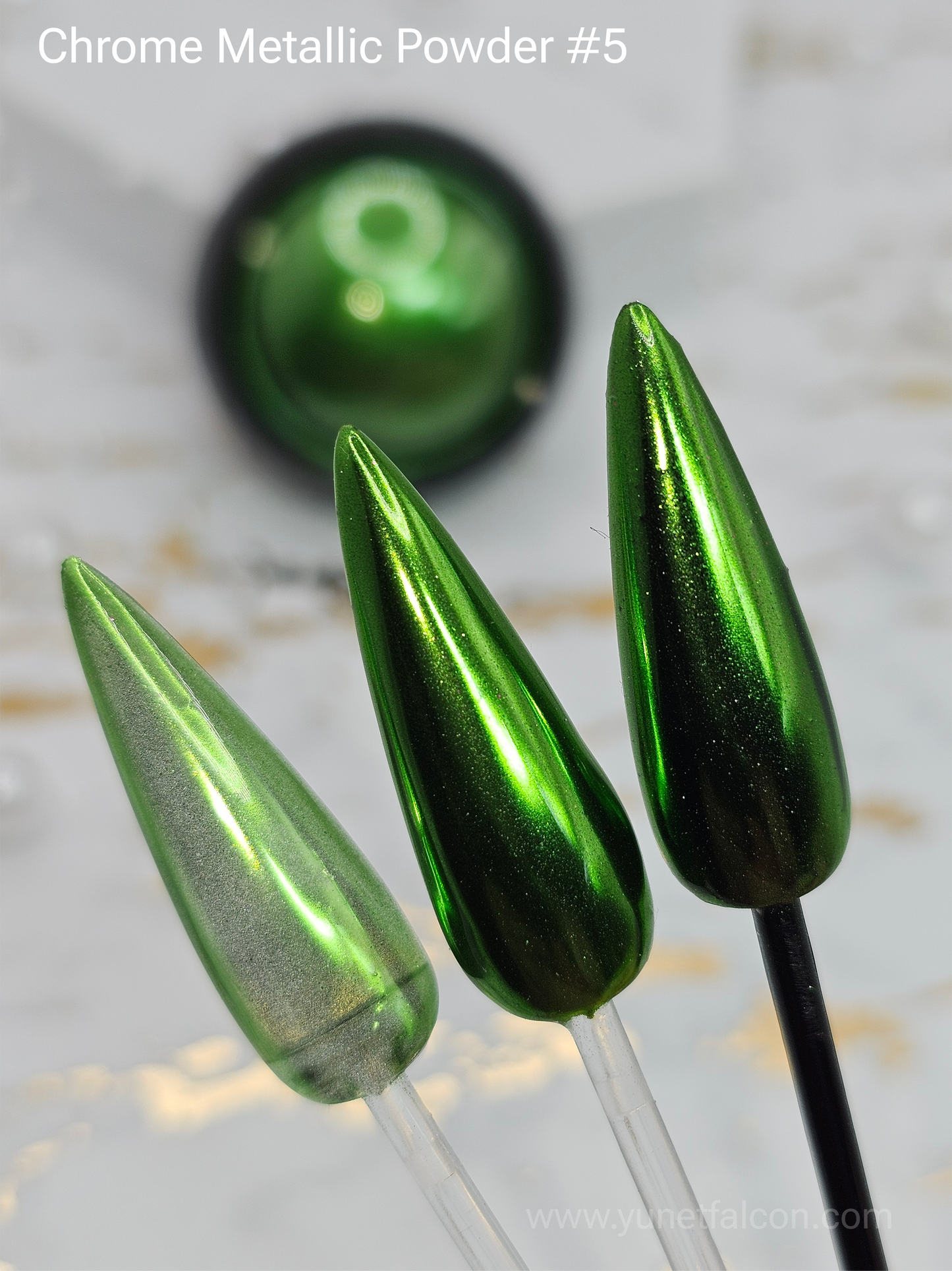 Chrome Metallic Powder Green #5