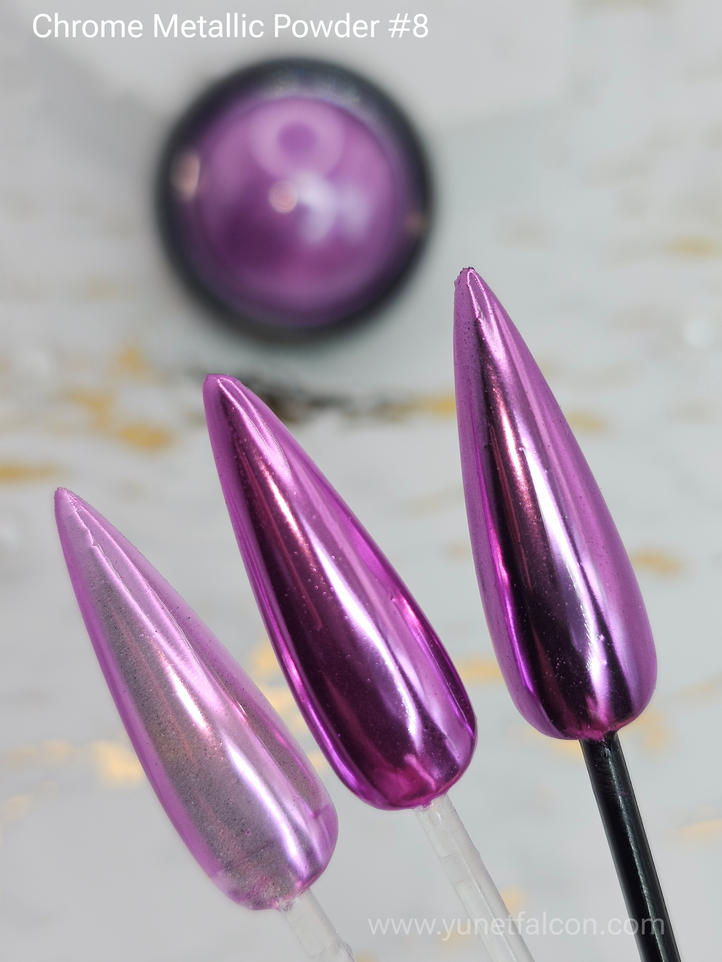 Chrome Metallic Powder Lilac #8