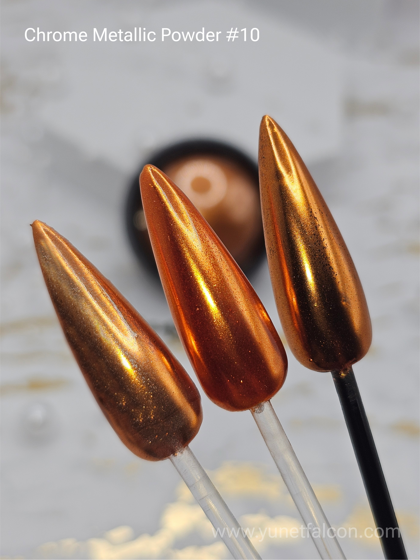 Chrome Metallic Powder Orange #10