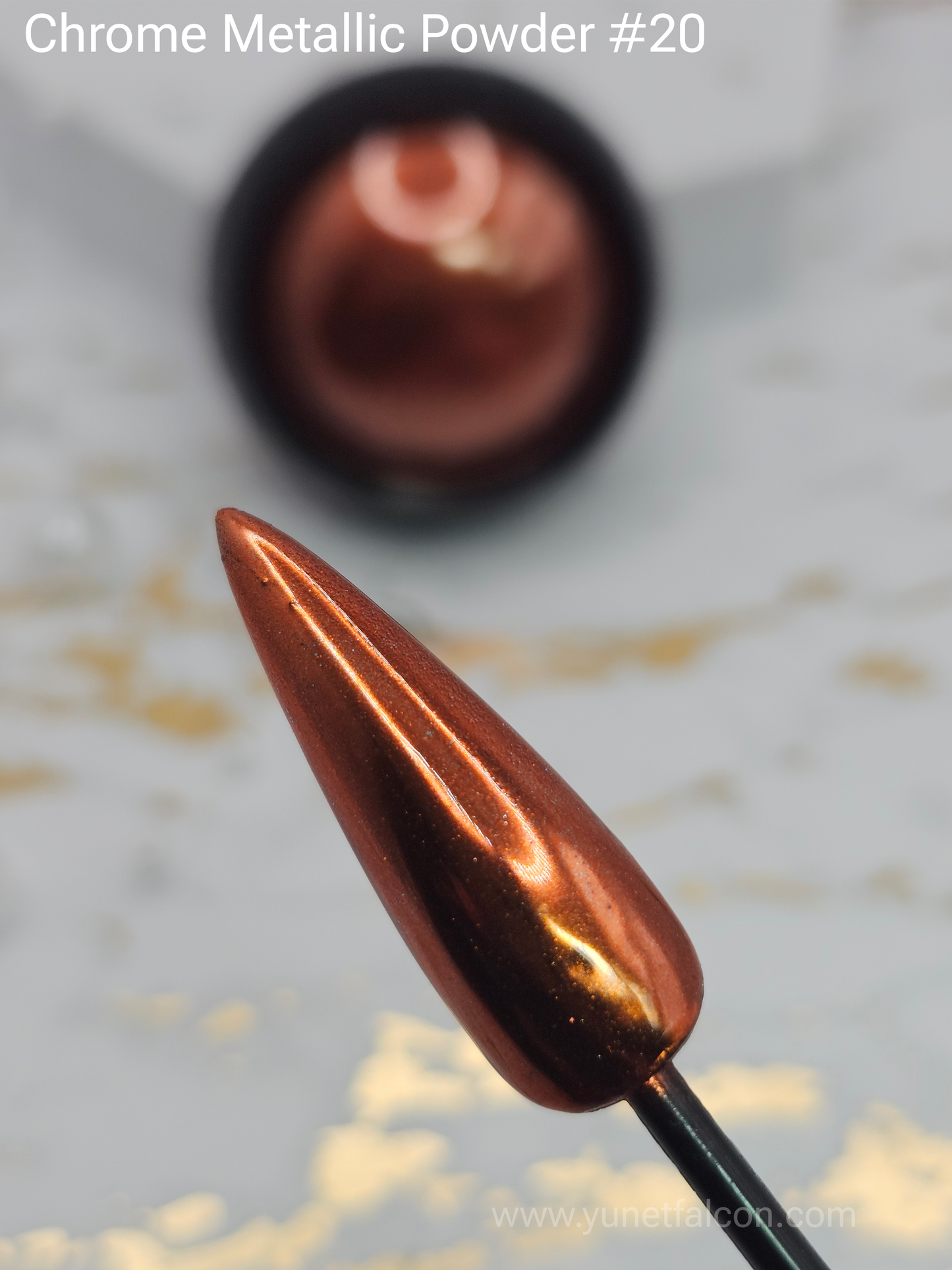 Chrome Metallic Powder Orange #20