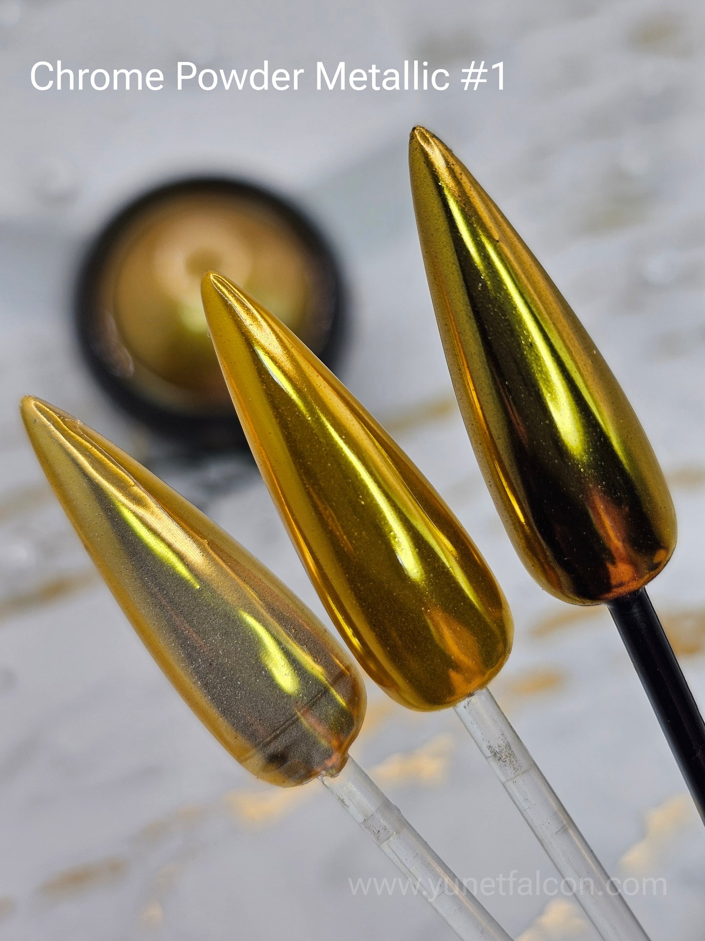 Chrome Powder Metallic Gold 01