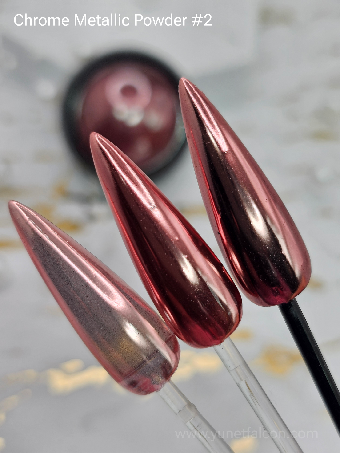 Chrome Powder Metallic Rose Gold 02