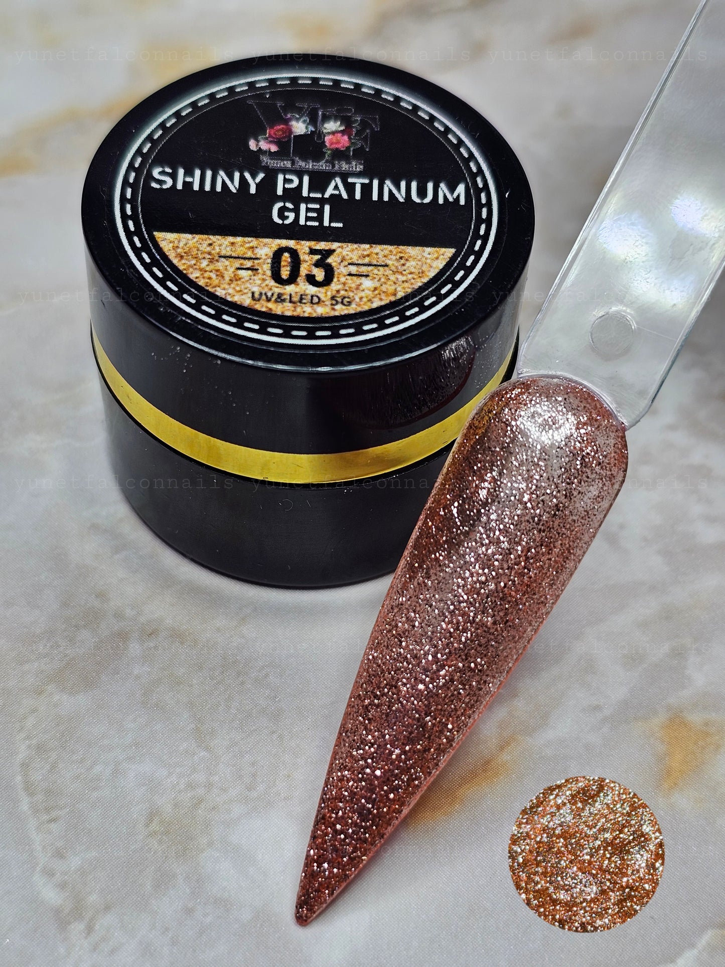 Shiny Platinium Gel / Bronze #3