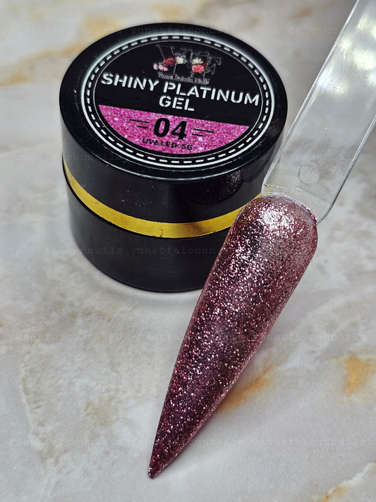 Shiny Platinium Gel/ Pink #4