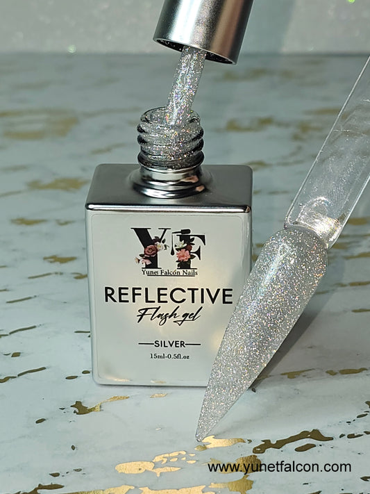 Reflective Flash Gel Silver #15