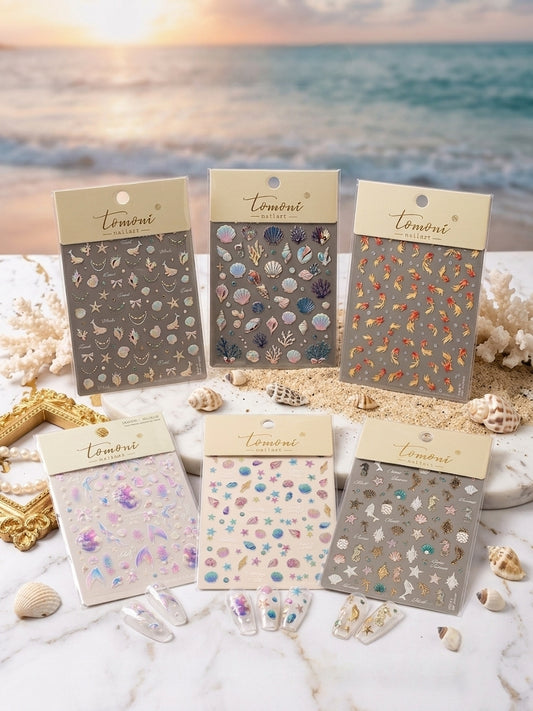 Tomoni Stickers Nail Summer