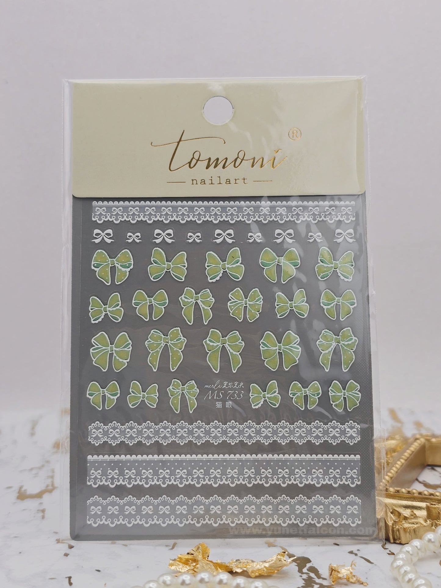 Tomoni Bow Nail Stickers